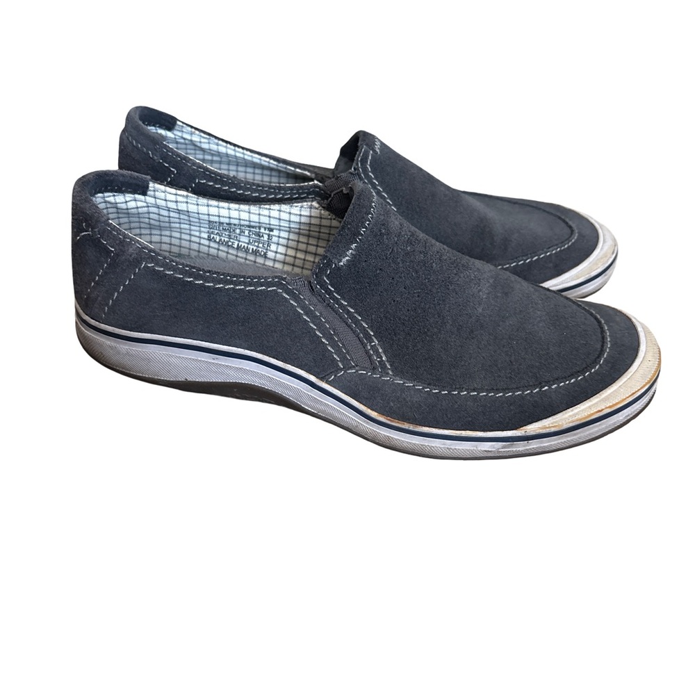 Clarks Suede Slip-On Shoes - size 9.5